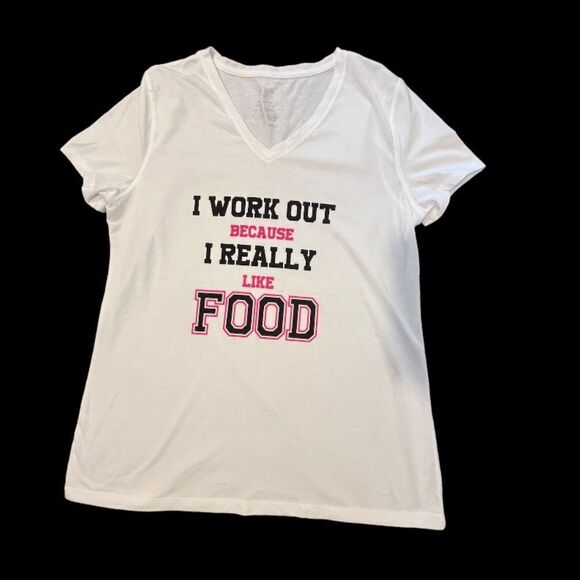 Athletic Works Tops - Women’s T Shirt  Funny T Shirt Women Size Large Workout Shirt